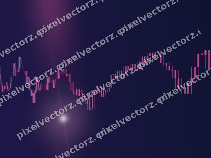 Leuchtender Neon Diagramm Hintergrund in Rosa und Blau