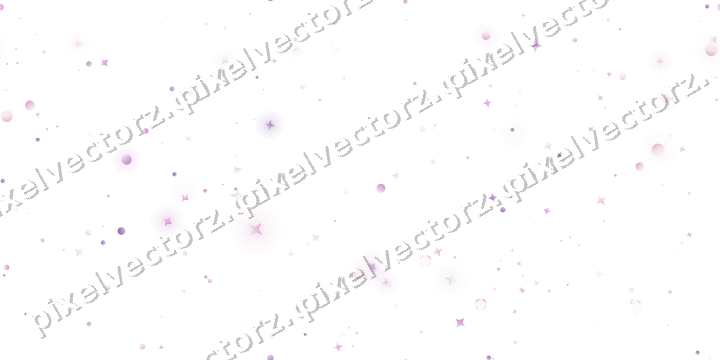 Nahtlose Glitzerstreuung in Magenta auf transparentem Grund