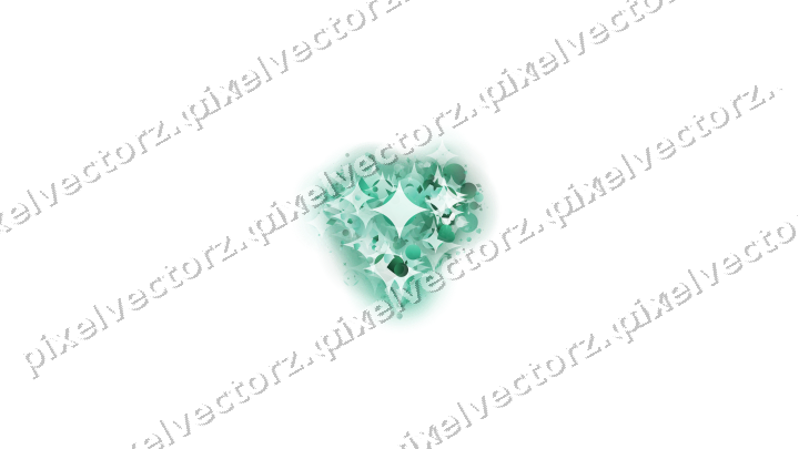 Nahtloses Glitzerherz aus Sternen und Herzen auf transparentem Grund