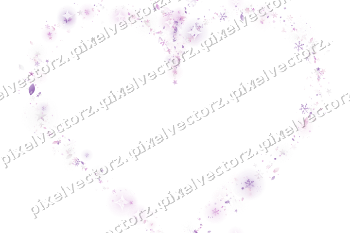 Nahtloses Glitzerherz in Magenta und Violett auf transparentem Grund