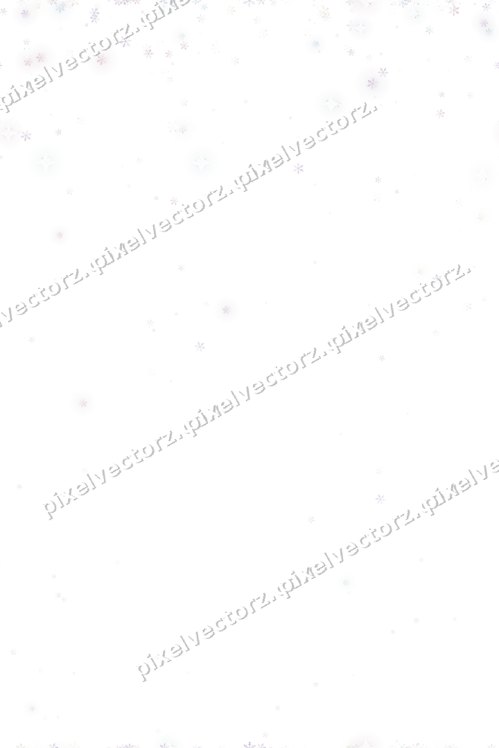 Nahtloser Glitzerregen aus Schneeflocken auf transparentem Grund
