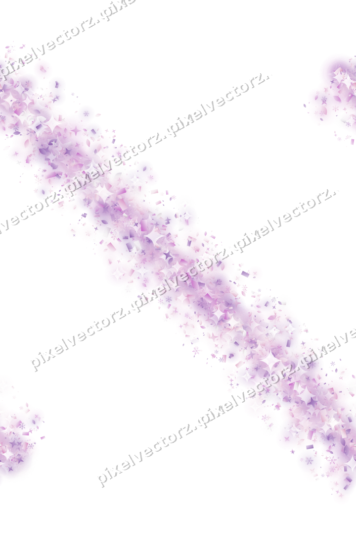Nahtloses Glitzerband in Magenta und Violett auf transparentem Grund