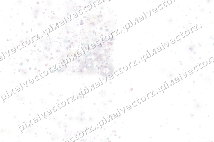 Nahtloser Glitzerfächer in Blassrosa auf transparentem Grund