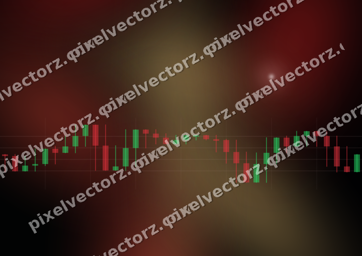 Leuchtender Neon Diagramm Hintergrund in Rot und Grün