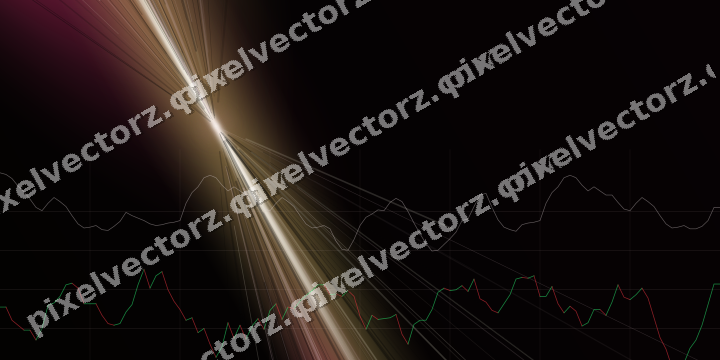 Leuchtender Neon Diagramm Hintergrund in Rosa und Gelb