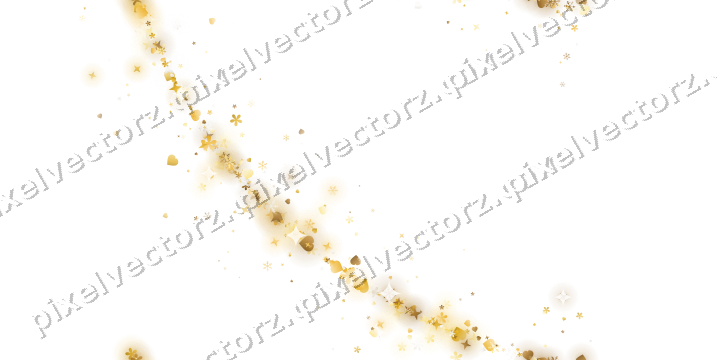 Nahtloser Glitzerbogen auf transparentem Grund