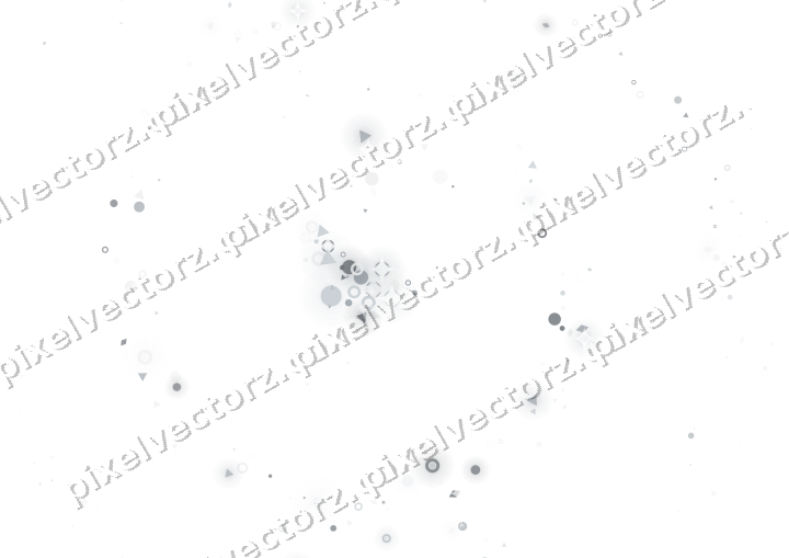 Nahtlose Glitzerspirale aus Punkten und Ringen auf transparentem Grund