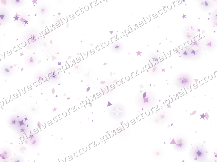 Nahtloser Glitzerkranz aus Sternen und Funken auf transparentem Grund