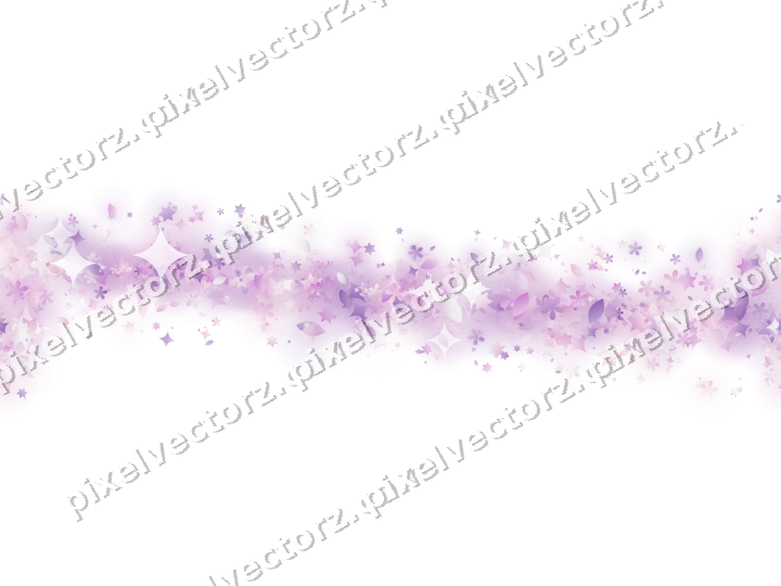 Nahtloses Glitzerband aus Sternen und Funken auf transparentem Grund
