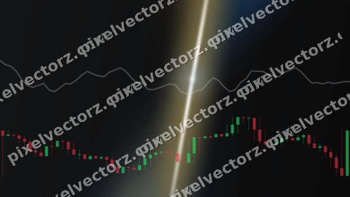 Leuchtender Neon Diagramm Hintergrund in Blau und Bernstein