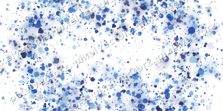 Nahtloser Glitzerkranz aus Herzen und Punkten auf transparentem Grund