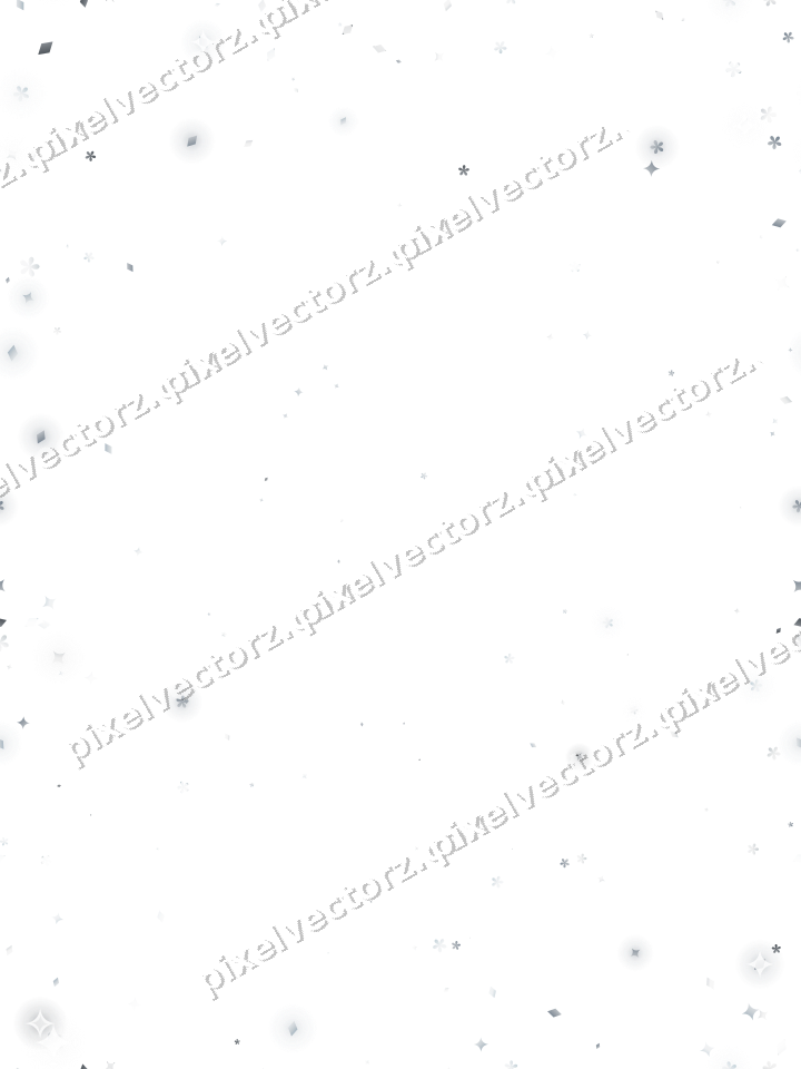 Nahtlose Glitzervignette aus Funken und Blüten auf transparentem Grund