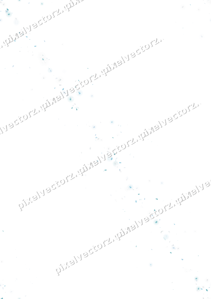 Nahtloses Glitzerband aus Tropfen und Konfetti auf transparentem Grund