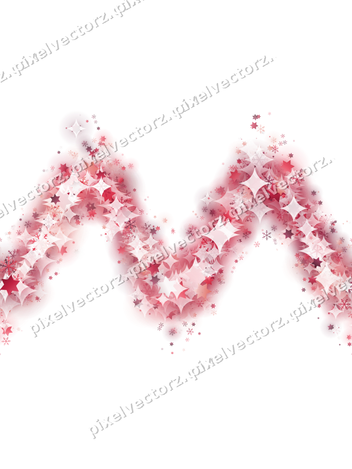 Nahtlose Glitzerwelle in Rosa und Rot auf transparentem Grund
