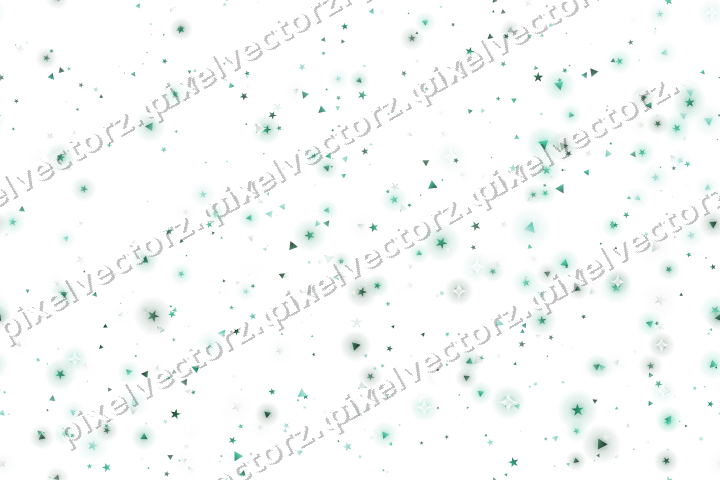 Nahtlose Glitzerstreuung auf transparentem Grund