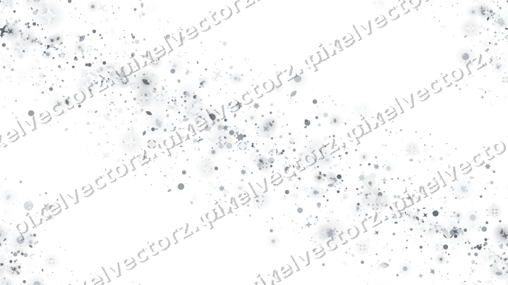 Nahtloses Glitzerband aus Sternen und Tropfen auf transparentem Grund