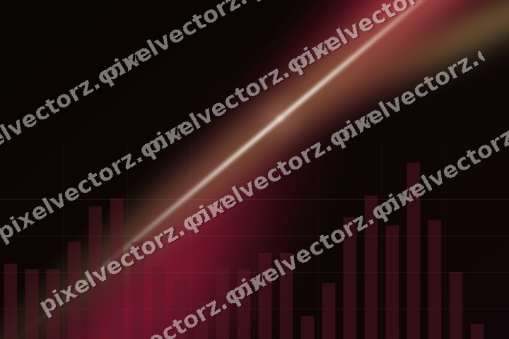 Leuchtender Neon Diagramm Hintergrund in Rosa und Bernstein