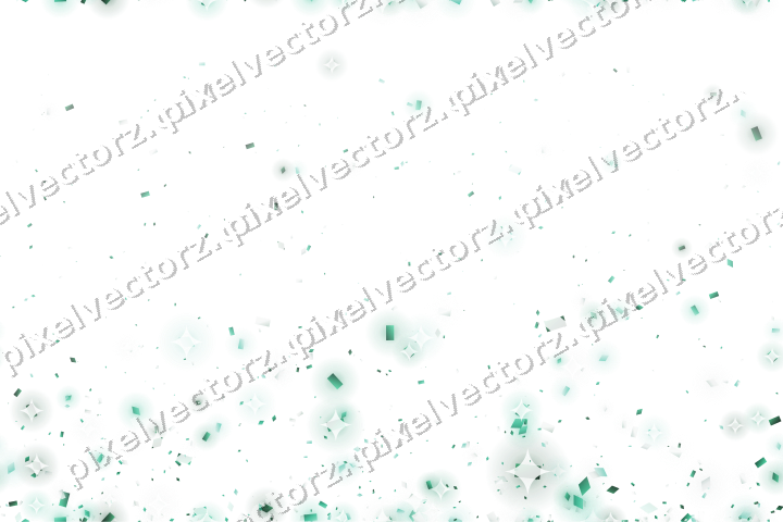 Nahtloser Glitzeraufstieg auf transparentem Grund