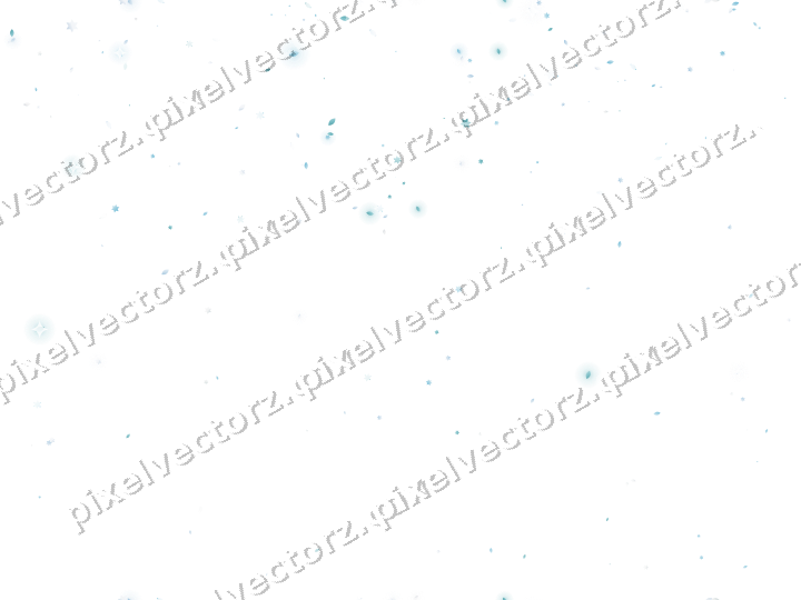 Nahtloser Glitzerregen aus Sternen und Tropfen auf transparentem Grund