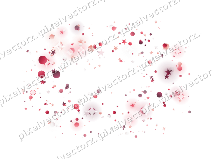 Nahtloser Glitzerrahmen in Rosa und Rot auf transparentem Grund