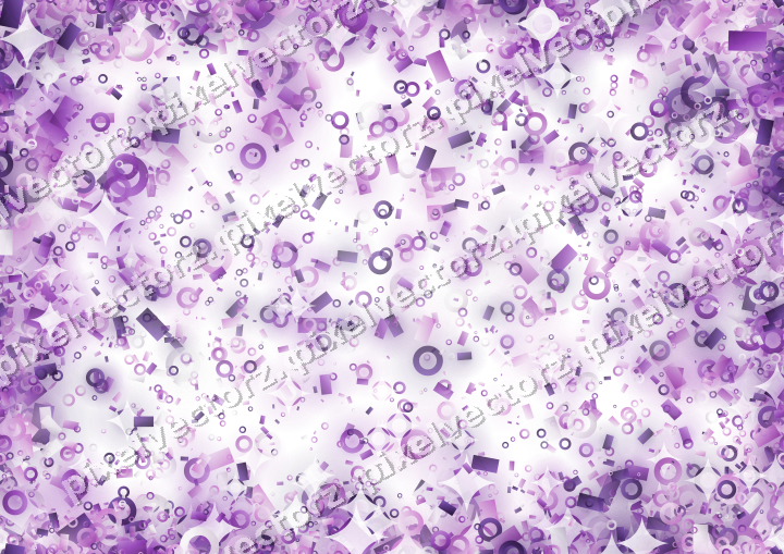Nahtlose Glitzervignette in Violett auf transparentem Grund