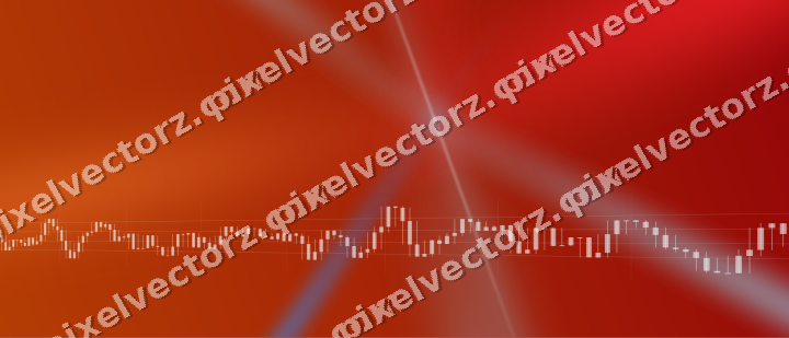 Leuchtender Neon Diagramm Hintergrund in Blau und Rot