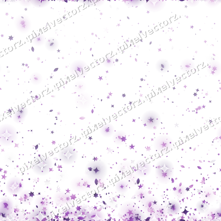 Nahtloser Glitzeraufstieg in Violett auf transparentem Grund
