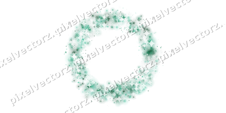 Nahtloser Glitzerkranz auf transparentem Grund