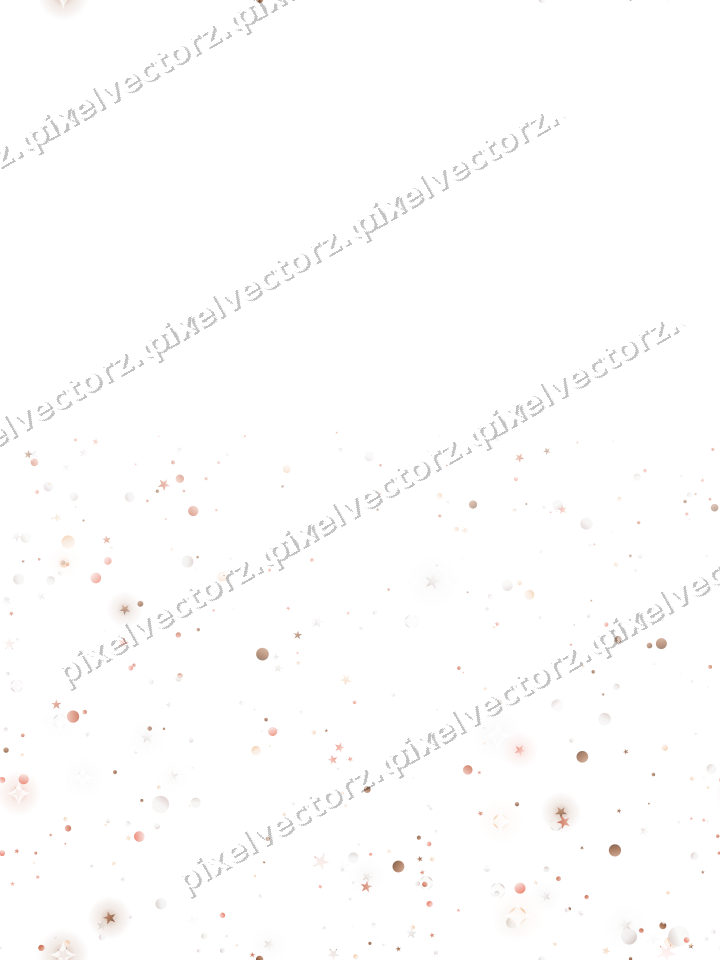 Nahtloser Glitzeraufstieg in Orange und Rot auf transparentem Grund