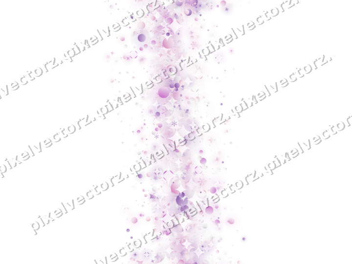 Nahtloses Glitzerband in Magenta und Violett auf transparentem Grund