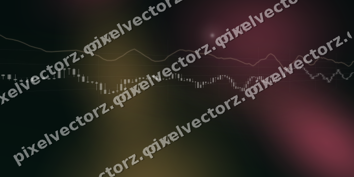 Leuchtender Neon Diagramm Hintergrund in Rosa und Bernstein