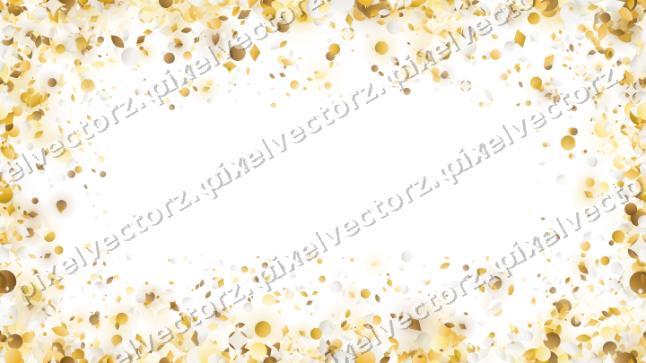 Nahtlose Glitzervignette auf transparentem Grund