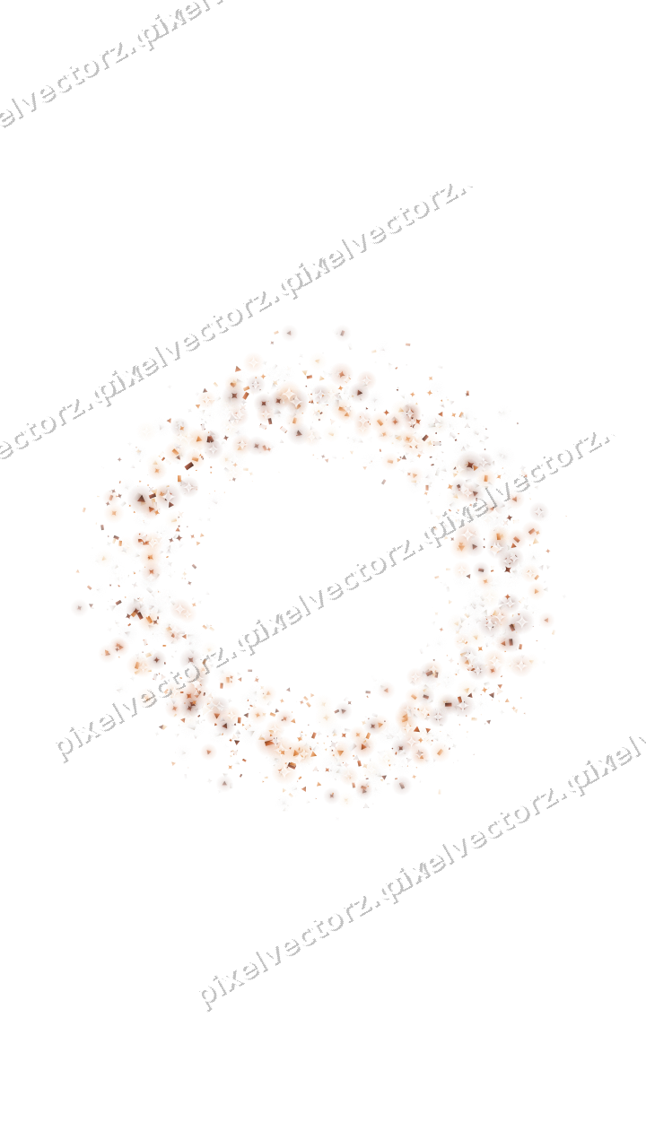 Nahtloser Glitzerkranz auf transparentem Grund