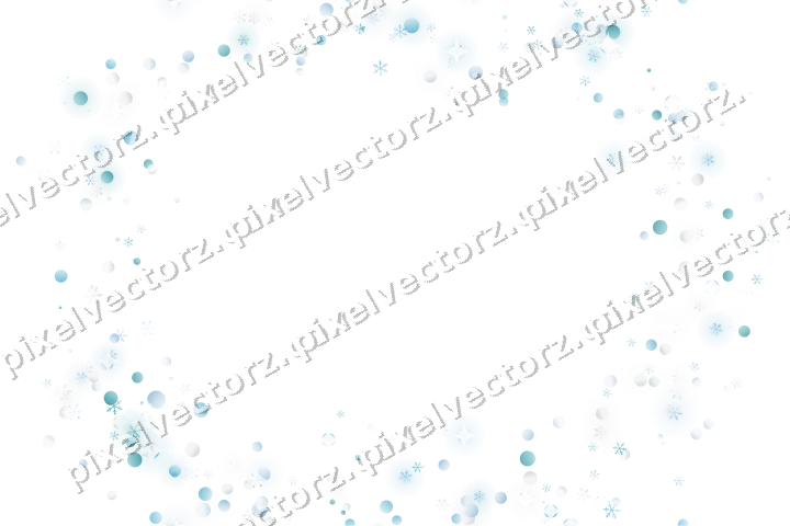 Nahtloser Glitzerkranz in Türkis und Blassblau auf transparentem Grund