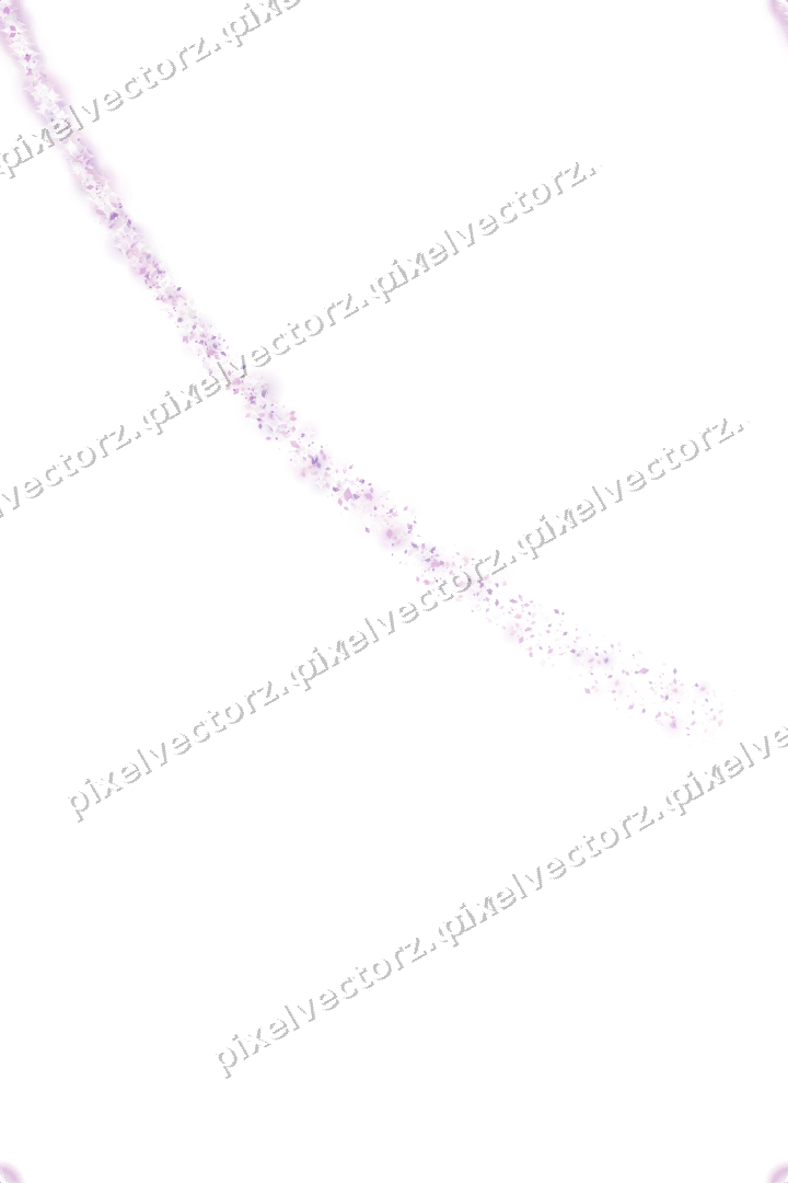 Nahtloser Sternenschweif aus Rauten in Magenta auf transparentem Grund