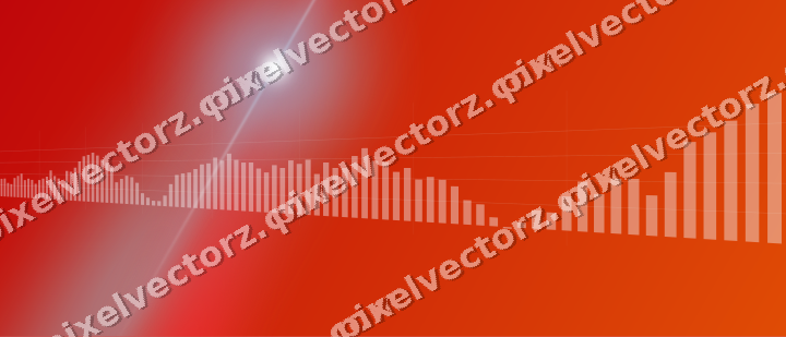 Leuchtender Neon Diagramm Hintergrund in Blau und Rot