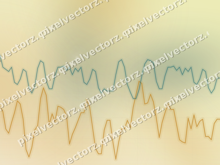 Zarter Pastell Diagramm Hintergrund in Bernstein und Dunkelpetrol