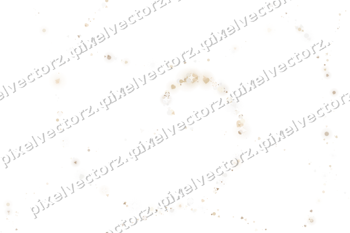 Nahtlose Glitzerspirale aus Herzen und Punkten auf transparentem Grund