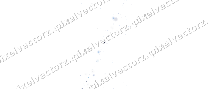 Nahtloses Glitzerband aus Dreiecken in Blau auf transparentem Grund