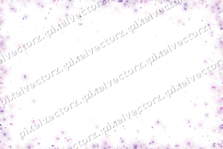 Nahtlose Glitzervignette in Magenta auf transparentem Grund