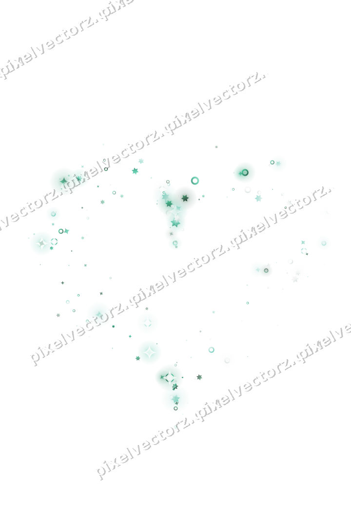 Nahtloses Glitzerherz aus Sternen und Funken auf transparentem Grund