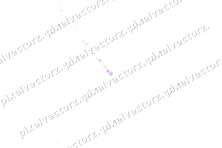 Nahtloser Sternenschweif in Magenta auf transparentem Grund