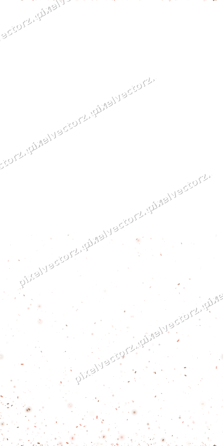 Nahtloser Glitzeraufstieg in Orange und Rot auf transparentem Grund