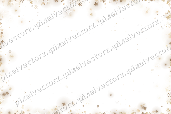 Nahtlose Glitzervignette in Bernstein auf transparentem Grund