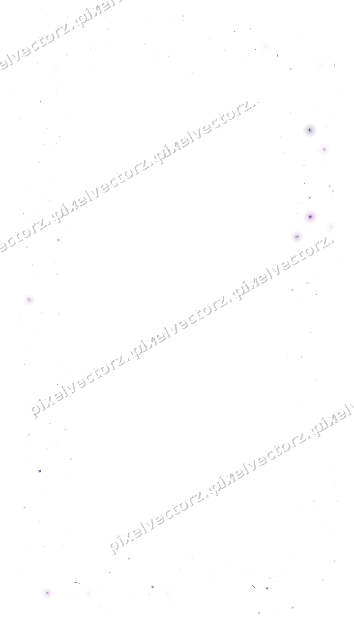 Nahtloser Glitzerrahmen in Violett auf transparentem Grund