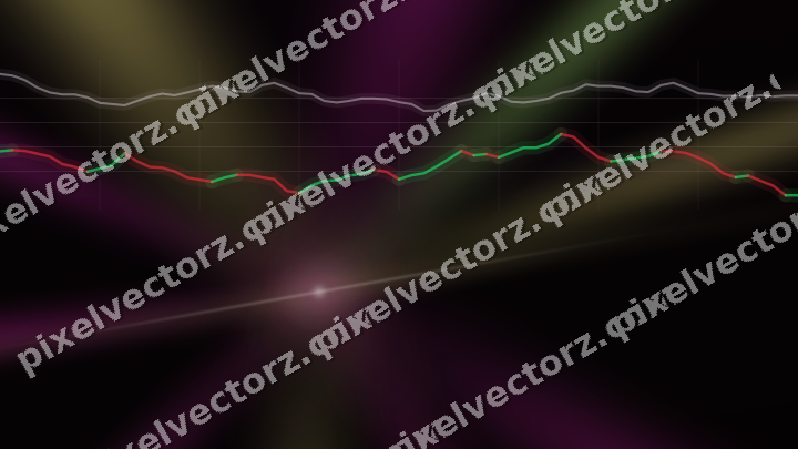 Leuchtender Neon Diagramm Hintergrund in Magenta und Limette