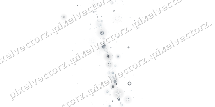 Nahtloses Glitzerband aus Punkten und Ringen auf transparentem Grund