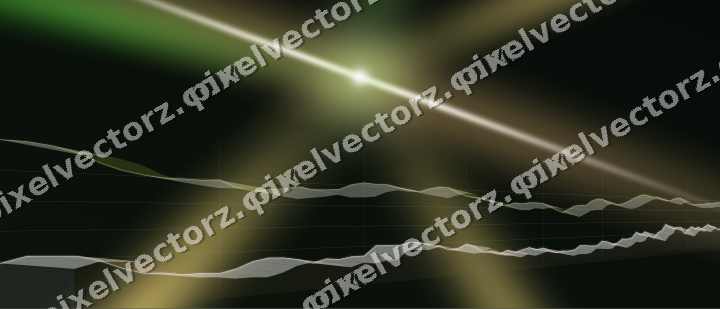 Leuchtender Neon Diagramm Hintergrund in Limette und Gelb