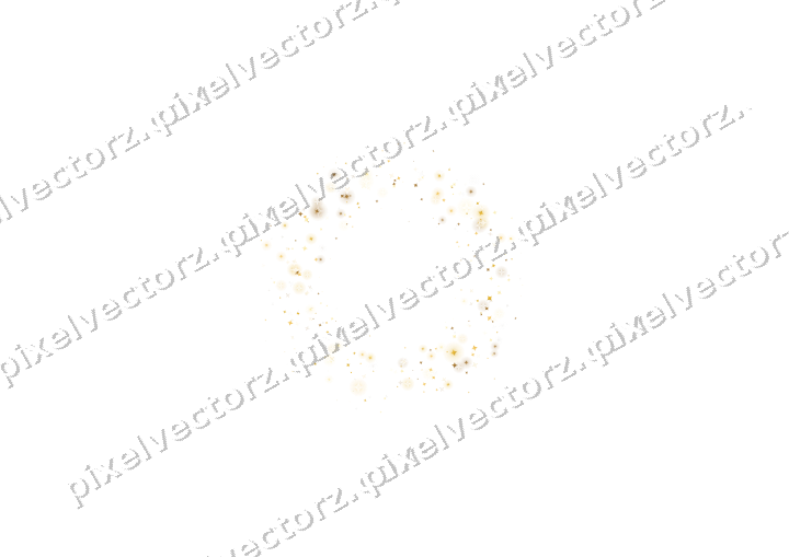 Nahtloser Glitzerkranz aus Funken auf transparentem Grund