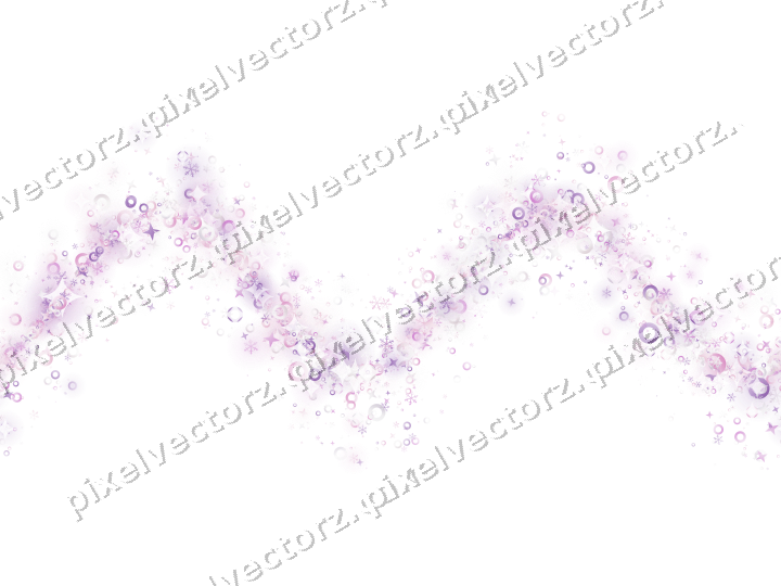 Nahtlose Glitzerwelle in Magenta und Violett auf transparentem Grund